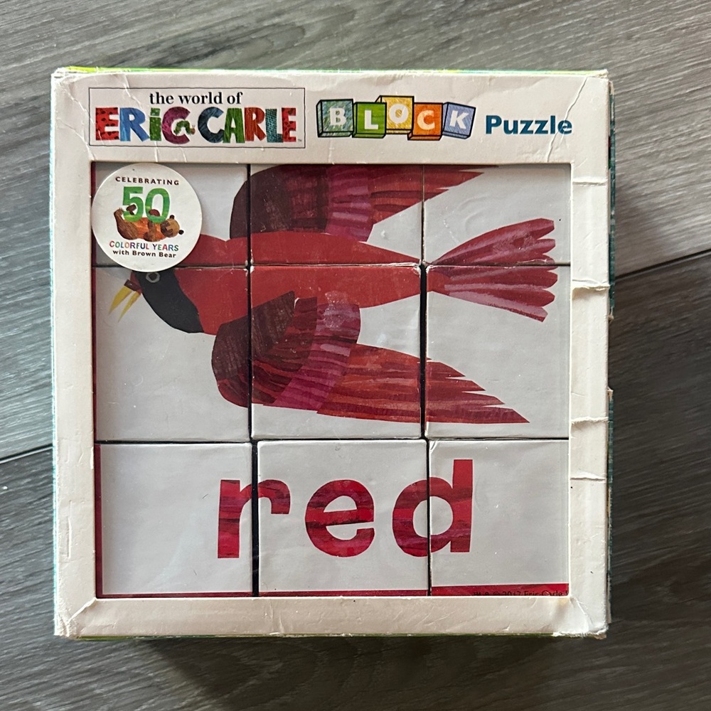 The World of Eric Carle Brown Bear Puzzle Block